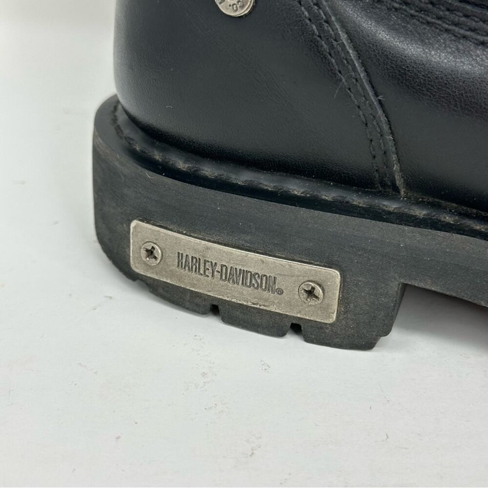 Harley-Davidson Men’s Brake Light Leather Riding Boots - BLACK - Picture 9 of 14